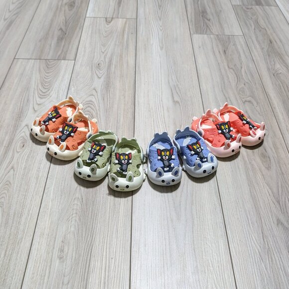 Cute TOM Slingback Clog Slip-on Shoes for Boys & Girls Size 12M-2Y  Green/Pink - Picture 12 of 15